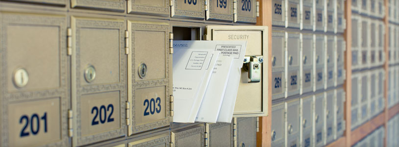 Private mailbox rentals
